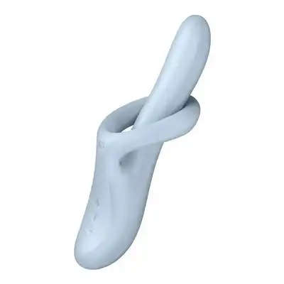 Satifsyer - Heat Flex 4 Light Blue. Wibracje, obroty i ciepło dla wyjątkowych doznań z precyzyjną stymulacją punktu G i łechtaczki