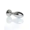 B-Series - Silver Plug Rose M. Luksusowy korek analny ze stali nierdzewnej z eleganckim diamencikiem w kolorze różowym