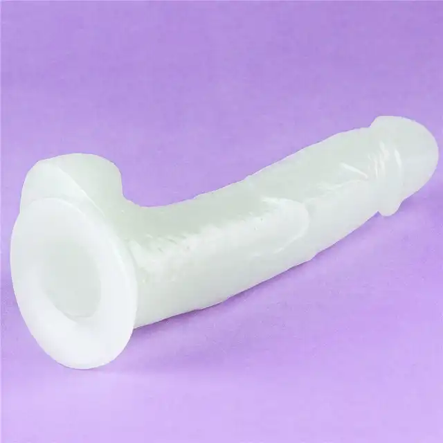 LoveToy -  Dildo 7.5'' Lumino Play. Świecące w ciemności realistyczne dildo