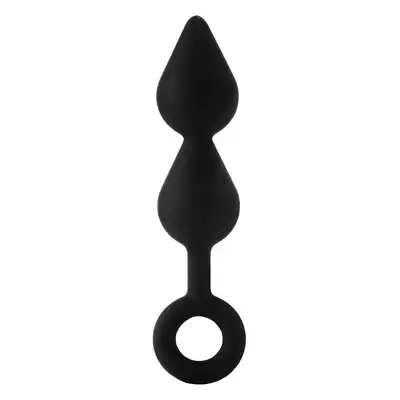 Dreamtoys - Fantasstic Xl Double Drop Plug. Duży podwójny korek analny z elastycznym uchwytem. 