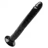 XR Brands - The Tower of Pleasure Huge Dildo. Ogromne czarne dildo z przyssawką, stabilna i solidna konstrukcja, mega stymulacja