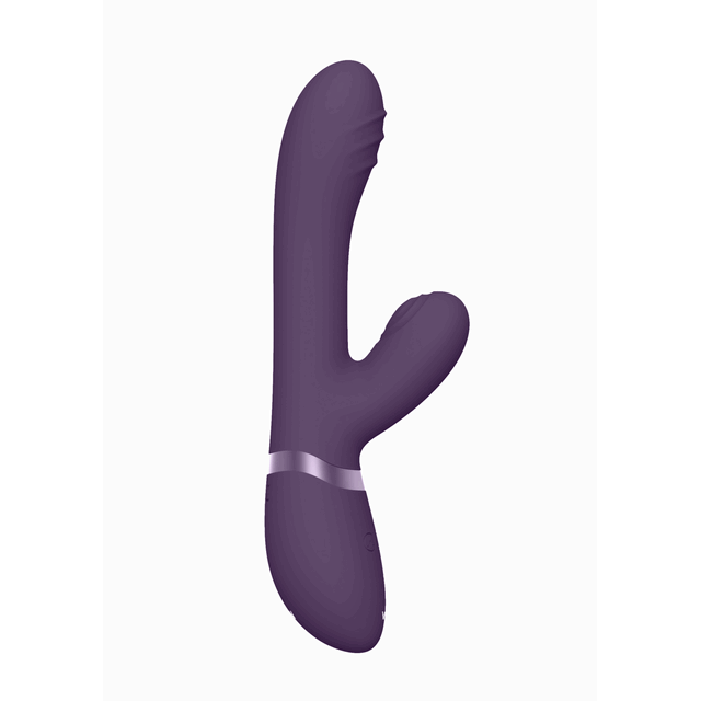 Vive - Tani Finger Motion with Pulse-Wave Vibrator Purple. Wibrator z technologią pulsacyjną i ruchem palca dla intensywnej stymulacji