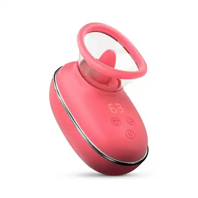 Feelztoys - Mia Red. Innowacyjny wibrator do stymulacji łechtaczki z funkcją lizania, wibracji i ssania
