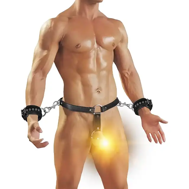 Erospace - Wild Play Male Bondage Set. Zestaw do krępowania dla mężczyzn, pełna kontrola i intensywne doznania