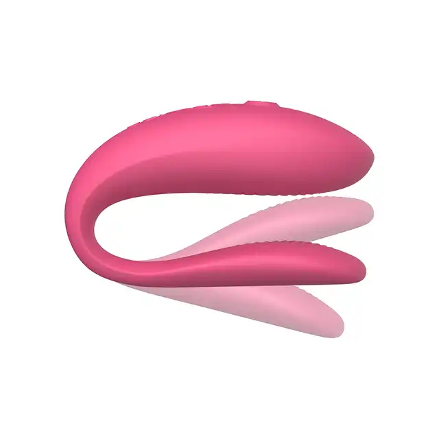 We-Vibe Sync Lite Pink. Intuicyjny wibrator, wspólne wibracje, idealny dla początkujących par, w kolorze różowym