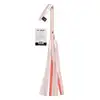 Sportsheets - Peaches `n CreaMe Stripe Flogger. Pudrowo różowy bat o skórzanym wykończeniu, figlarna przyjemność