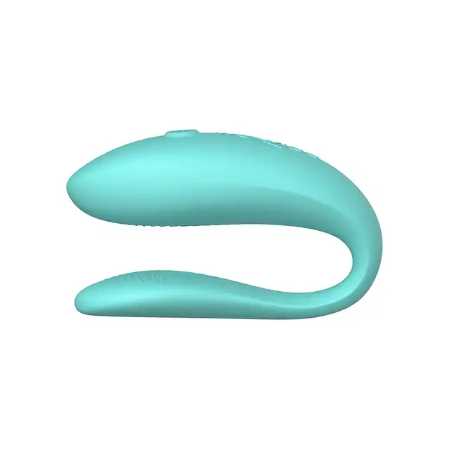 We-Vibe Sync Lite Aqua. Intuicyjny wibrator, wspólne wibracje, idealny dla początkujących par, w kolorze niebieskim
