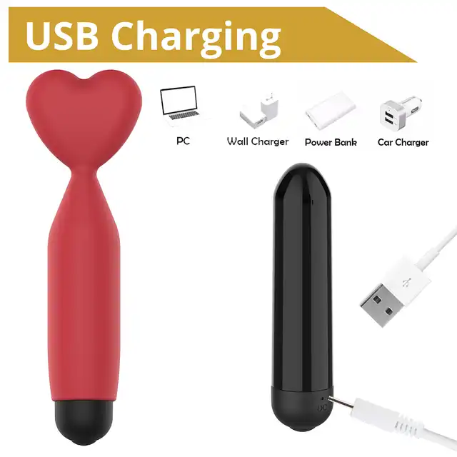 Erospace - Sweet Play Mini Heart Vibrator. Mini wibrator serduszko, urocza przyjemność w podróży