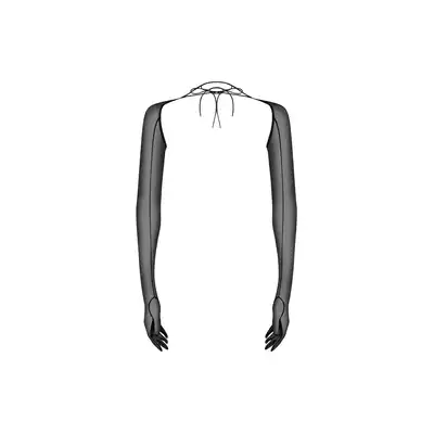 Obsessive - Euphori Rękawiczki S/M/L. Zmysłowe, długie rękawiczki do erotycznych i wieczorowych stylizacji.