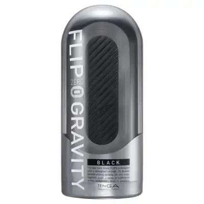 Tenga - Flip Zero 0 Gravity Black.  Luksusowy masturbator z zaawansowaną technologią i łatwym czyszczeniem