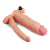LoveToy - Vibrating Pleasure X-tender. Przedłużenie penisa z wibracjami i realistyczną główką