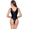  Black Level - Vinyl Body L. Winylowe body w rozmiarze L, kusząca prowokacja od góry do dołu