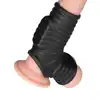 LoveToy - Wave Knights Ring Vibrating Penis And Scrotum Sleeve. Wibrujący rękaw na penisa i mosznę, intensywna stymulacja i mocniejsze doznania