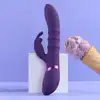 Vive - Sora Up &amp; Down Stimulating Rings, Vibrating G-Spot Rabbit Purple. Wibrator z 3 stymulującymi i poruszającymi się pierścieniami