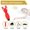 Erospace - Sweet Play Mini Rendeer Vibrator. Mini wibrator w kształcie renifera, dyskretna przyjemność zawsze pod ręką