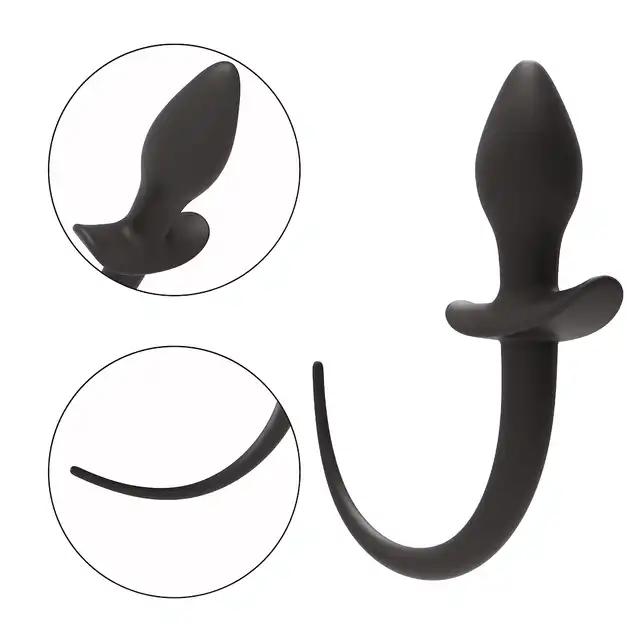 Erospace - Wild Play Anal Plug With Tail. Silikonowy korek analny z ogonem. Pikanteria, która pobudza zmysły!