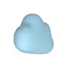 Blush - Play with me Cuddle Cloud Body Massager Blue. Uroczy stymulator łechtaczki w kształcie chmurki
