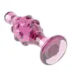 LoveToy - Dildo 4.5" Glass Romance. Różowe szklane dildo – luksusowe, schładzane i podgrzewane, z pudełkiem upominkowym