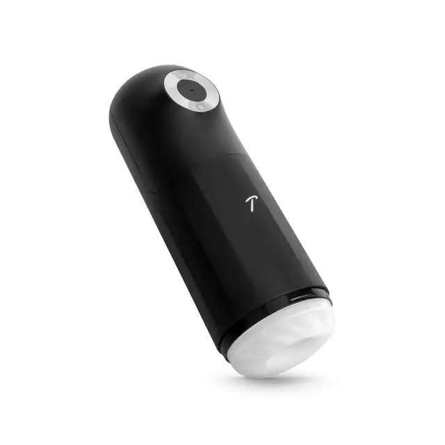 Teazers - Automatic Masturbator with Triple Stimulation. Luksusowy masturbator męski z funkcjami wibracji, pchania i podgrzewania