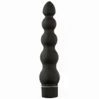 Doc Johnson – Black Magic Ribbed Vibe. Wodoodporny, czarny, analny wibrator z żebrowaną strukturą