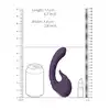 Vive - Miki Pulse Wave &amp; Flickering G-Spot Vibrator Purple. Innowacyjny i potężny wibrator z trzema niezależnie sterowanymi silnikami nowej generacji