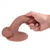 Erospace - Natural Play D4. Realistyczne dildo 21 cm intensywne doznania z wysokiej jakości silikonu