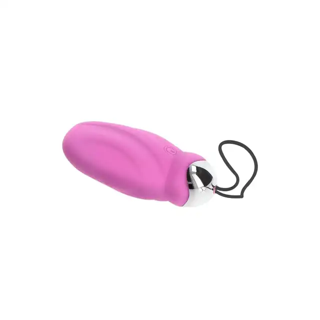 ToyJoy You Crack Me Up - Różowe jajeczko wibrujące z 7 trybami wibracji i ruchomymi koralikami, sterowane na pilota.