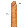 LoveToy - 1 Pleasure X-tender. Realistyczne przedłużenie penisa z reagującym na temperaturę materiałem