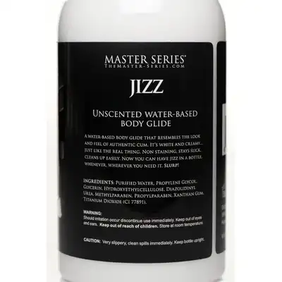 Master Series - Jizz White Lubricant 488 ml. Naturalny, wodny lubrykant o kremowej konsystencji