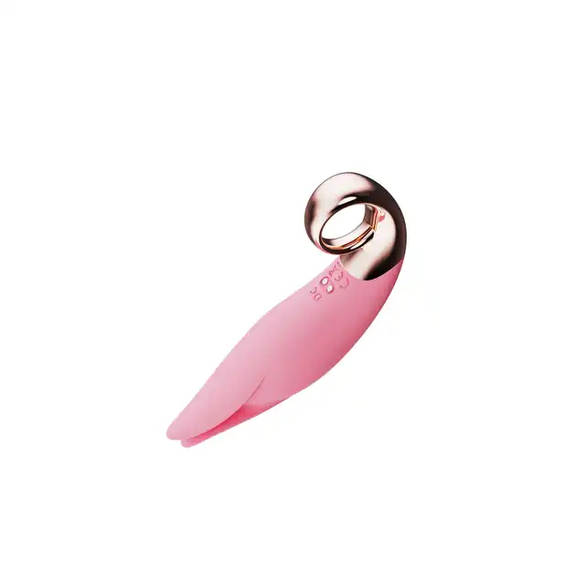 B-Series - Flirting Tongue Licking vibrator. Nowoczesny wibrator do stymulacji łechtaczki z unikalnym, podzielonym czubkiem