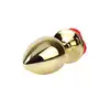 Matrix Mont - Showy Rose Anal Plug. Elegancki złoty anal plug z różą w rozmiarze M