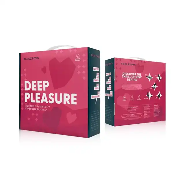 FeelzToys - Deep Pleasure. Kompletny zestaw startowy do eksploracji przyjemności analnej, idealny dla początkujących