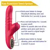 Erospace - Sweet Play G-spot Vibrator with Thrusting.  Wibrator z funkcją ruchu posuwistego, intensywna stymulacja punktu G i łechtaczki