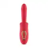 Teazers - Dildo with Clitoris Stimulator. Wyjątkowy wibrator do intensywnej stymulacji wewnętrznej i zewnętrznej, wibracje i lizanie