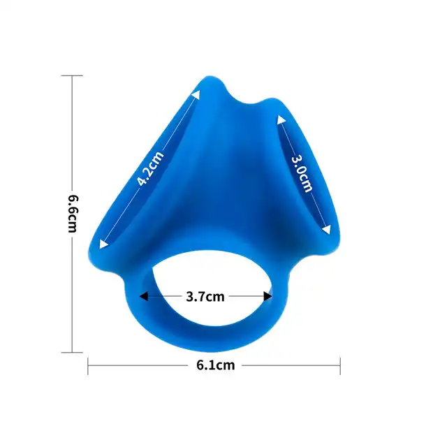 LoveToy - Pinnacle Pro Trio Grip Enchancer Sleeve. Elastyczna nakładka na jądra, zwiększ wytrzymałość i intensyfikuj przyjemność
