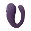 Vive - Yoko Triple Action Vibrator Dual Prongs with Clitoral Pulse Wave Purple. Wyjątkowy stymulator łechtaczki i punktu G, innowacyjny design