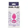 ToyJoy - Diamond Booty Jewell Small. Różowy korek analny, przyozdobiony kryształkiem. Nadaj swojej przyjemności luksusu!