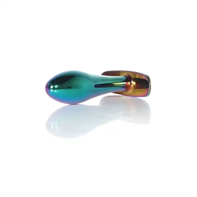 Bseries -  Jewellery Multicolour Plug Red S. Ekskluzywna biżuteria analna z czerwonym diamencikiem, wykonaną ze stali nierdzewnej, która łączy elegancję, komfort i stymulację
