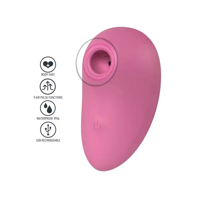 Xocoon - Zen Air. Kompaktowy stymulator łechtaczki z 9 trybami wibracji oraz falami powietrza.