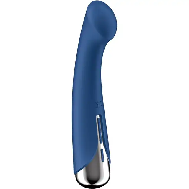 Satisfyer - Spinning G-Spot 1 Blue. Innowacyjny obrotowy wibrator punktu G z 12 programami wibracji i rotacji dla intensywnych doznań