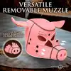 Master Series Swine - Pig Neoprene Hood. Maska fantasy roleplay w kształcie łba świni, wytrzymały neopren, uwolnij swoją wewnętrzną świnię
