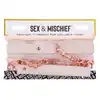 Sportsheets - S&amp;M Peaches ‘n CreaMe Fur Collar &amp; Leash Cream. Sprośna obroża ze smyczą o słodkim designie