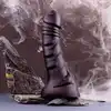 BUTTR - Black Hawk Curved Anal Dildo. Czarne zakrzywione dildo analne B intensywna stymulacja prostaty