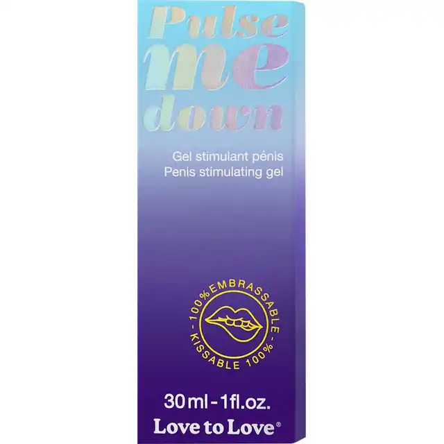 Love to Love - Pulse me down. Stymulujący żel do penisa. Delikatne rozgrzewające działanie z nawilżającą, kremową formułą na bazie naturalnych składników