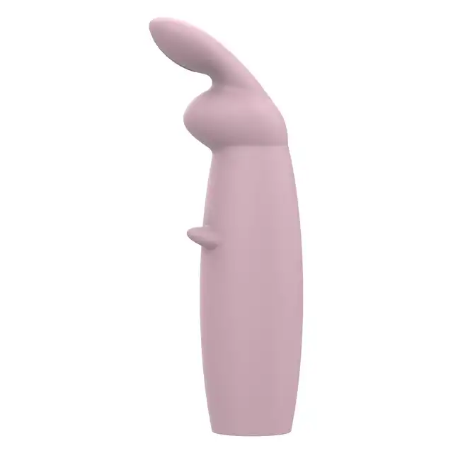 Nude - Hazel Rabbit Massager. Niewielki wibrator z króliczymi uszkami do stymulacji łechtaczki z 10 wibracjami i 3 prędkościami