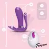 Teazers - Purple Pleaser Vibrator. Satysfakcjonujący wibrator do jednoczesnej potrójnej stymulacji, radość w Twoich rękach