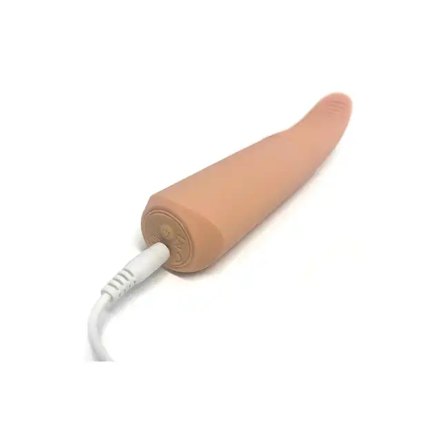 Nude - Laurel Travel Massager. Podróżny masażer do przyjemności każdego miejsca intymnego z 10 wibracjami i 3 prędkościami