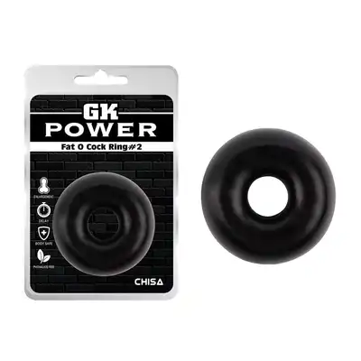 Chisa - GK Power Fat O Cock Ring#2. Elastyczny ring erekcyjny zwiększający intensywność doznań