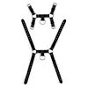 Virgite - Man Bondage Body Harness Mod. 2 Black. Harness łączyący funkcjonalność z odważnym designem z ekologicznej skóry.