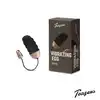 Teazers - Ribbed Vibrating Egg With Remote Control. Żebrowane wibrujące jajeczko z pilotem, pełna kontrola i komfort